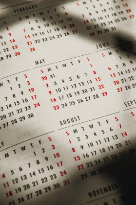 Calendar Photo by Nothing Ahead from Pexels